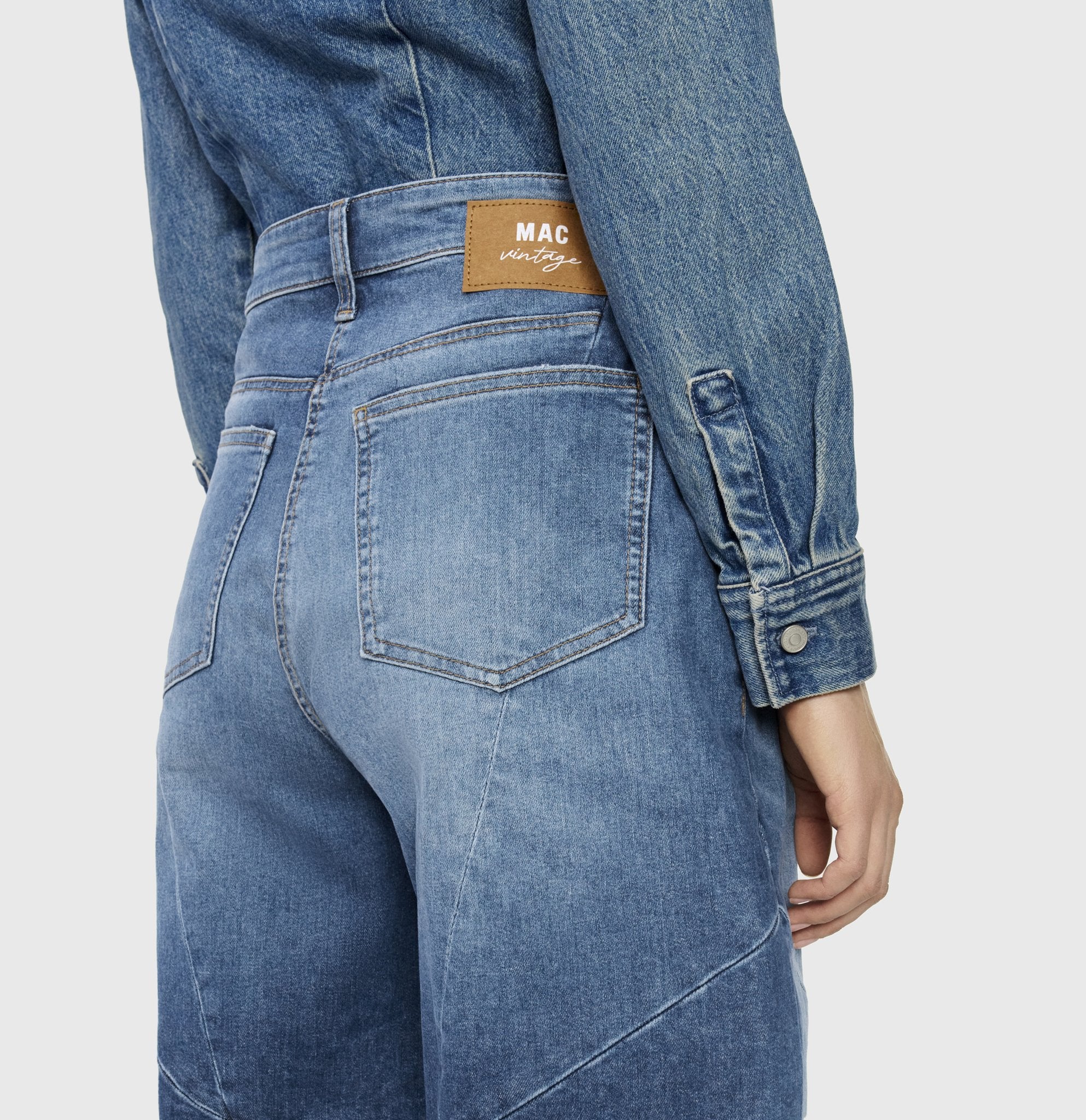 Mac Damen Jeans Fashion Blue Us