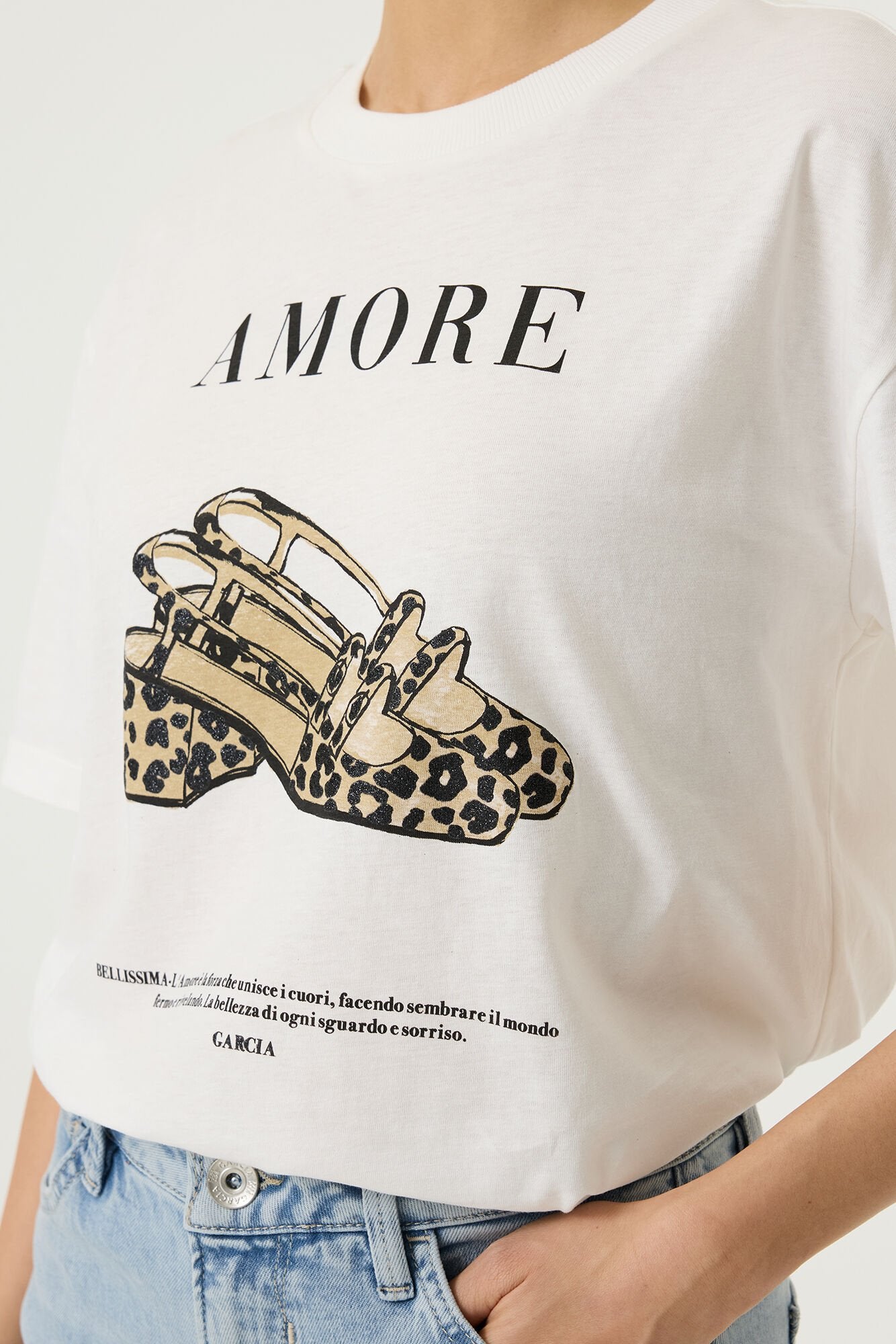 Garcia Damen T-Shirts Off White