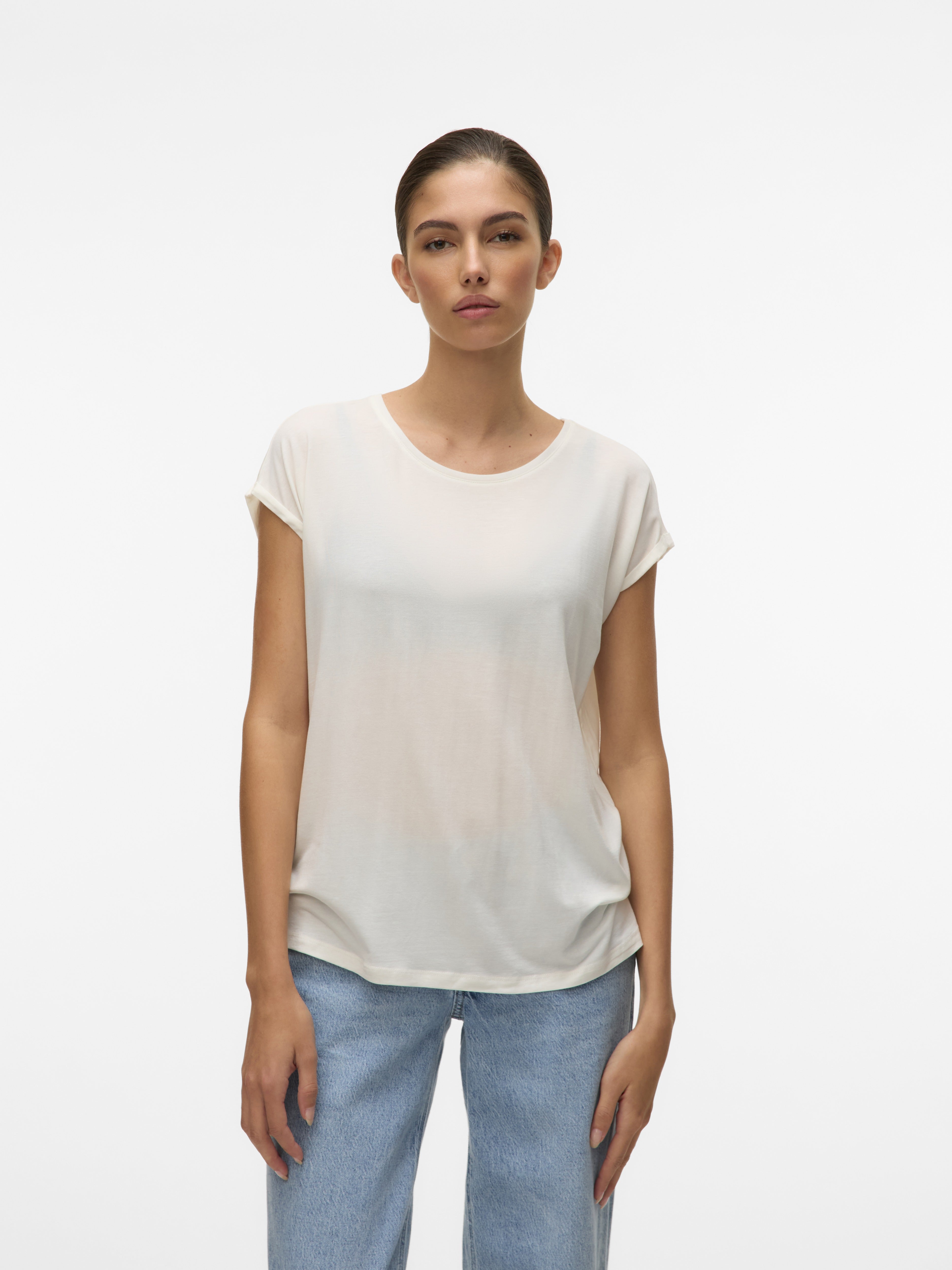 Vero Moda Damen T-Shirts Snow White