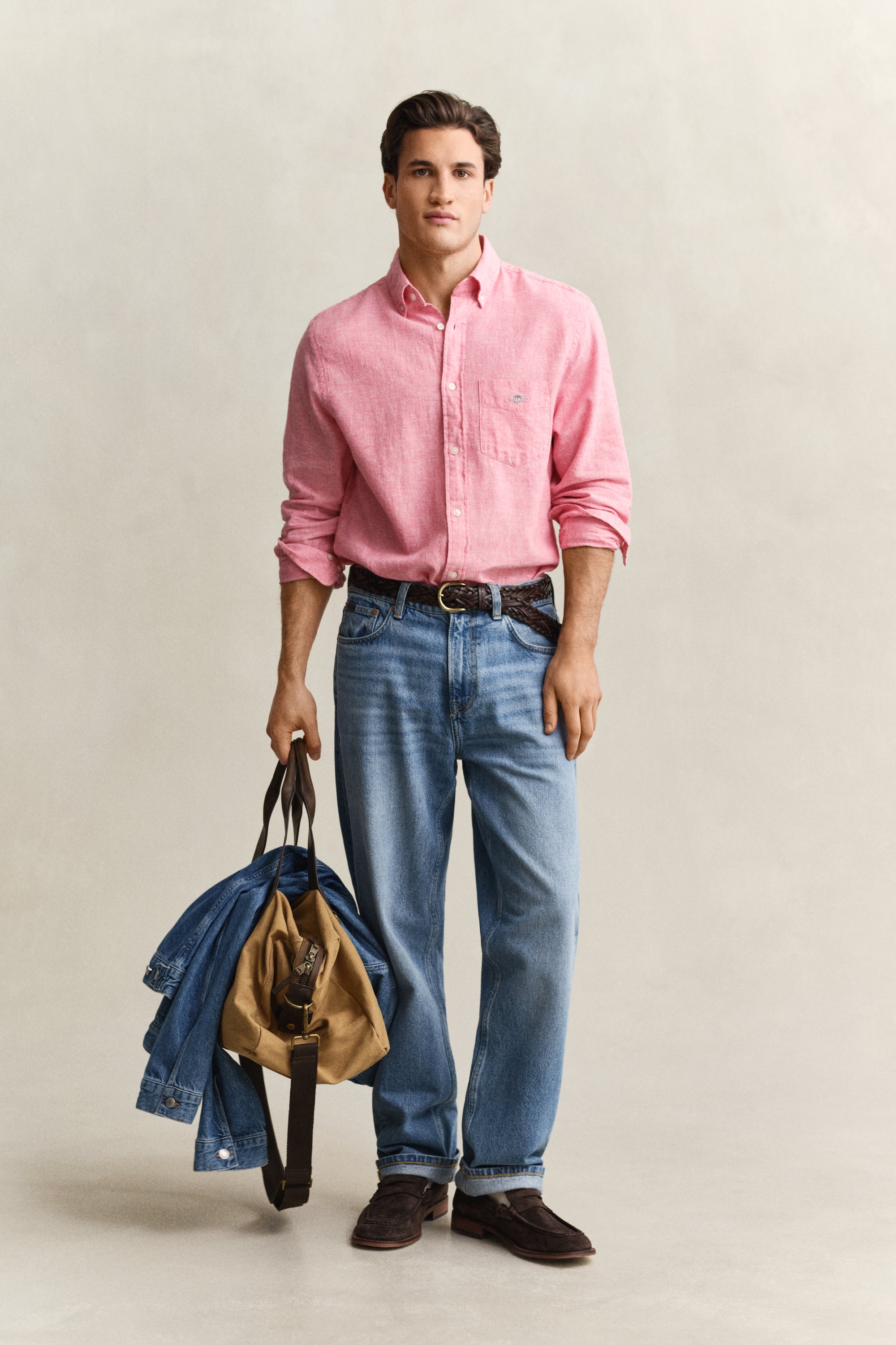 Gant Herren Hemden Rose Pink