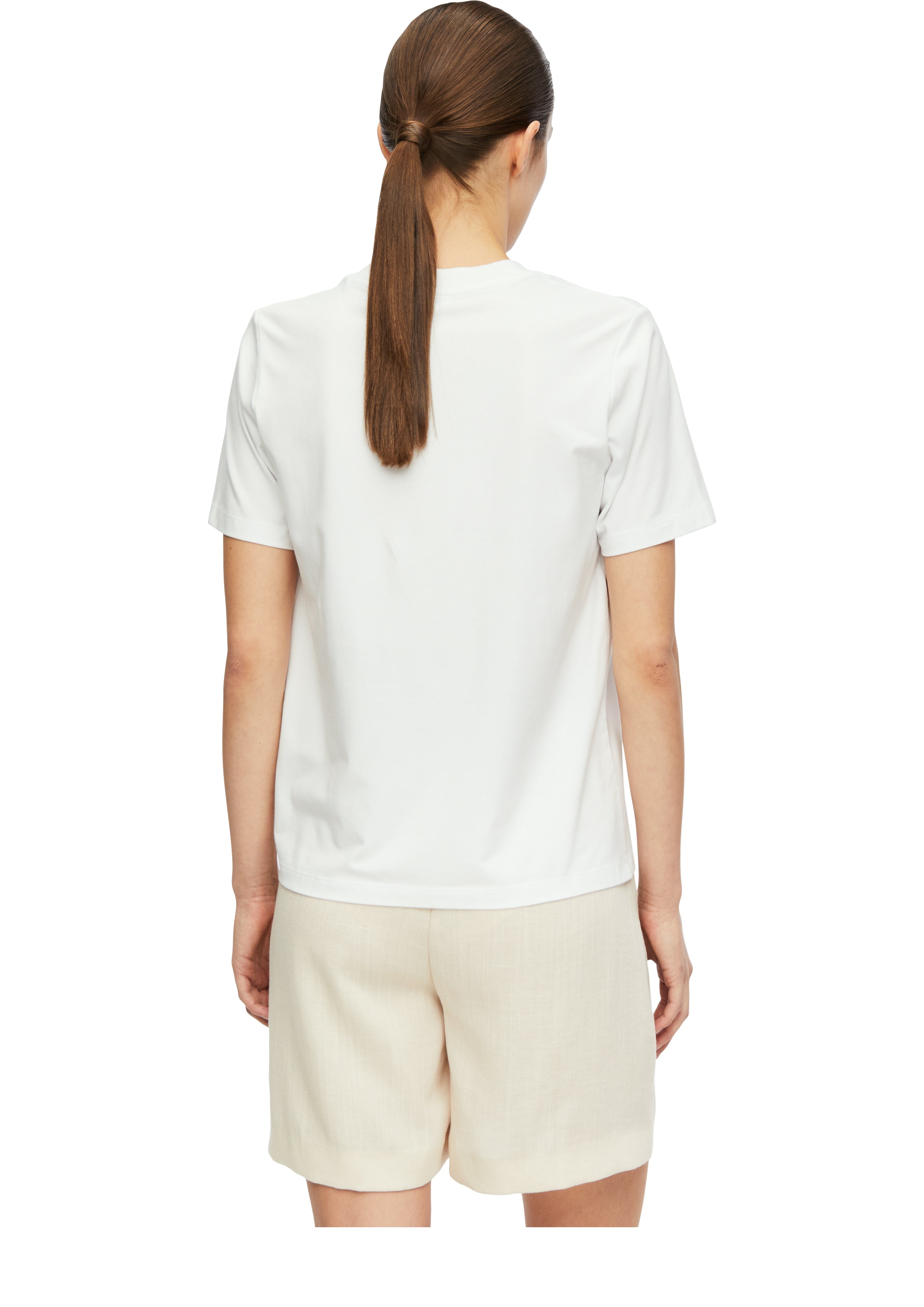 Comma Damen T-Shirts White