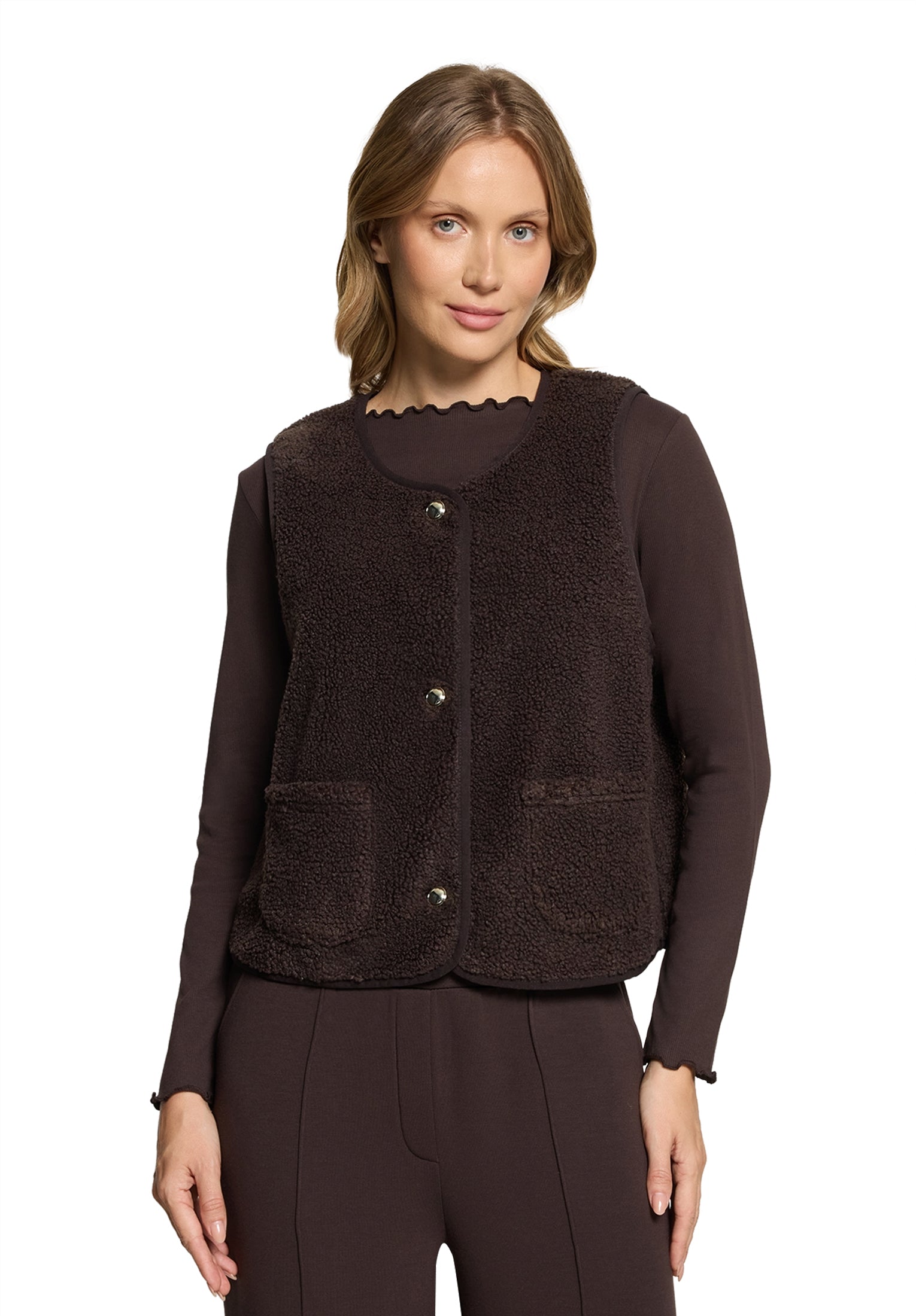 Cartoon Damen Sweatjacken Black Coffee