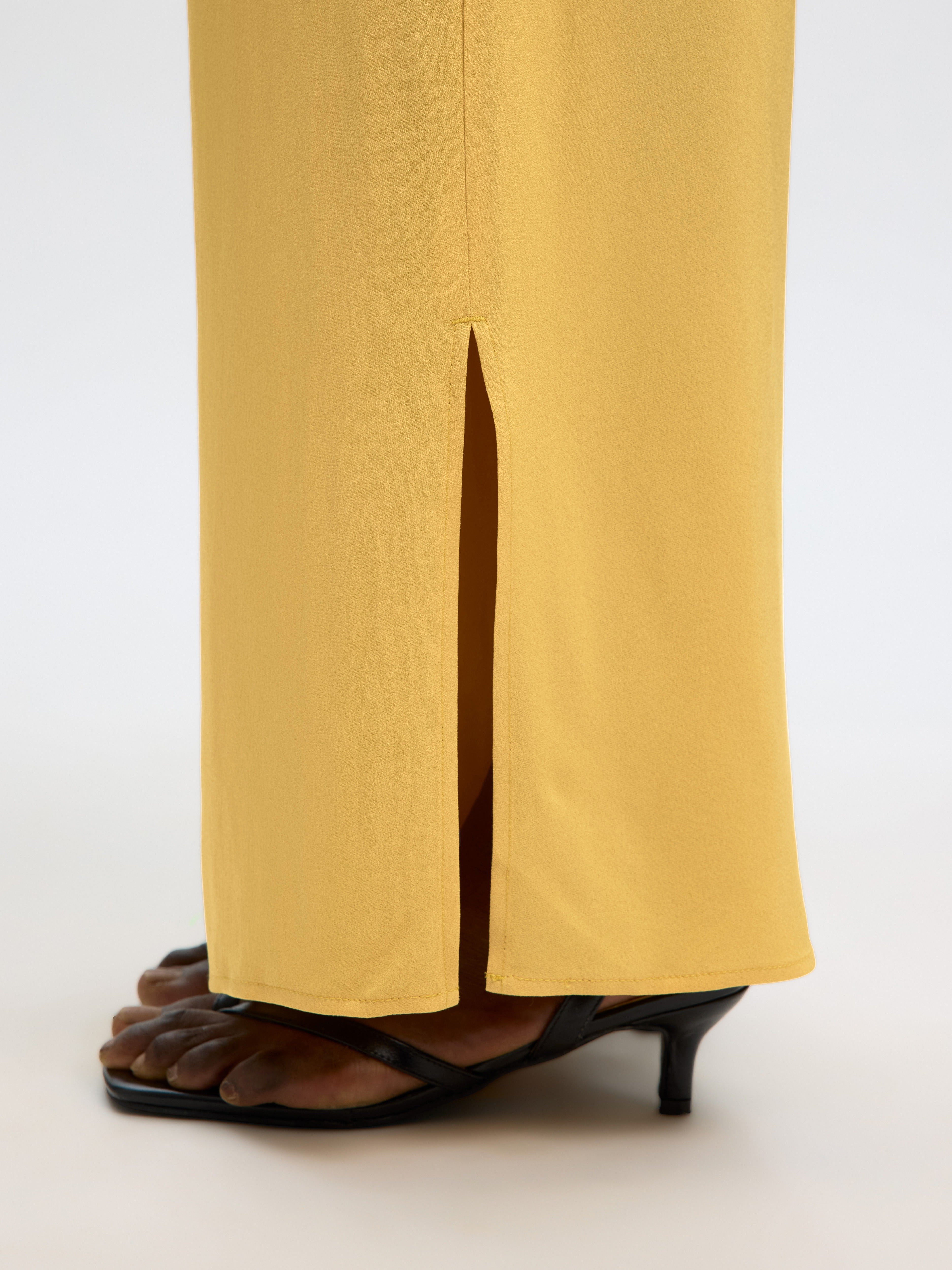 Selected Femme Damen Hosen Ochre