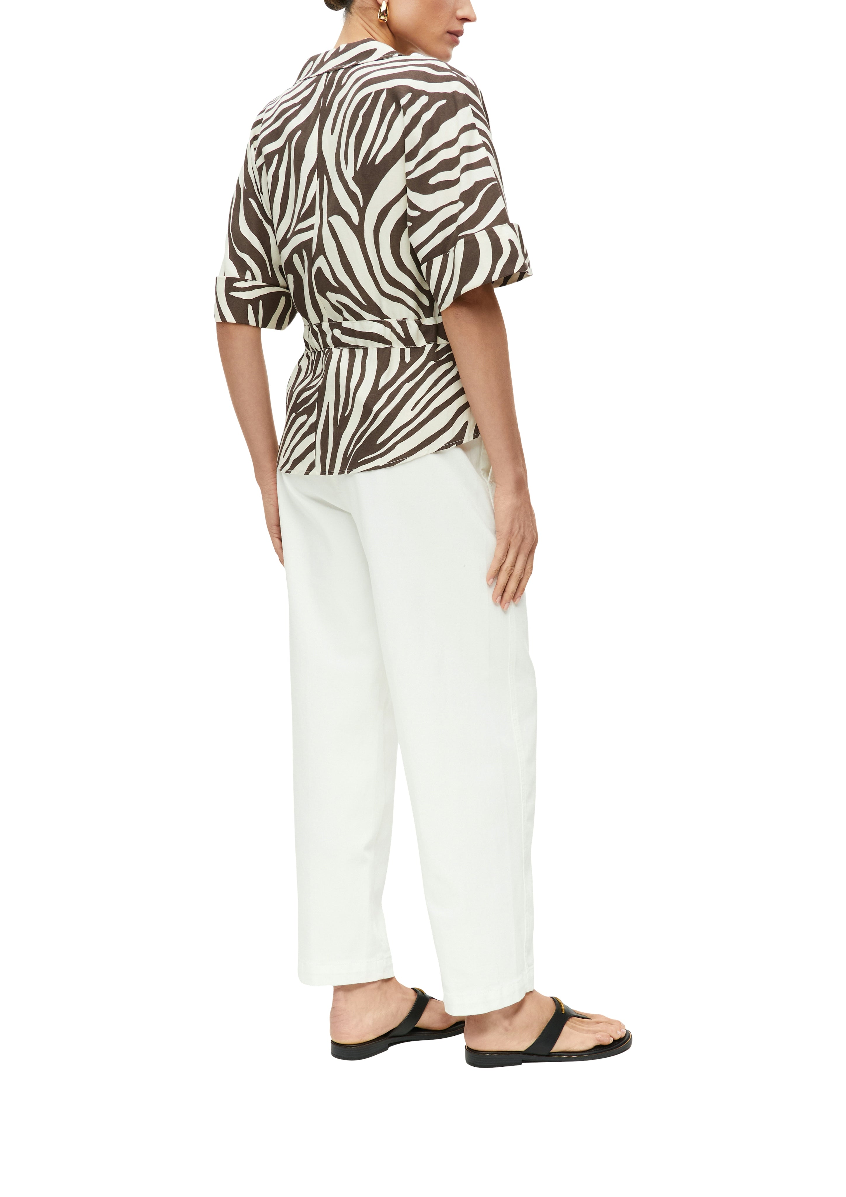 S. Oliver black Damen Blusen White