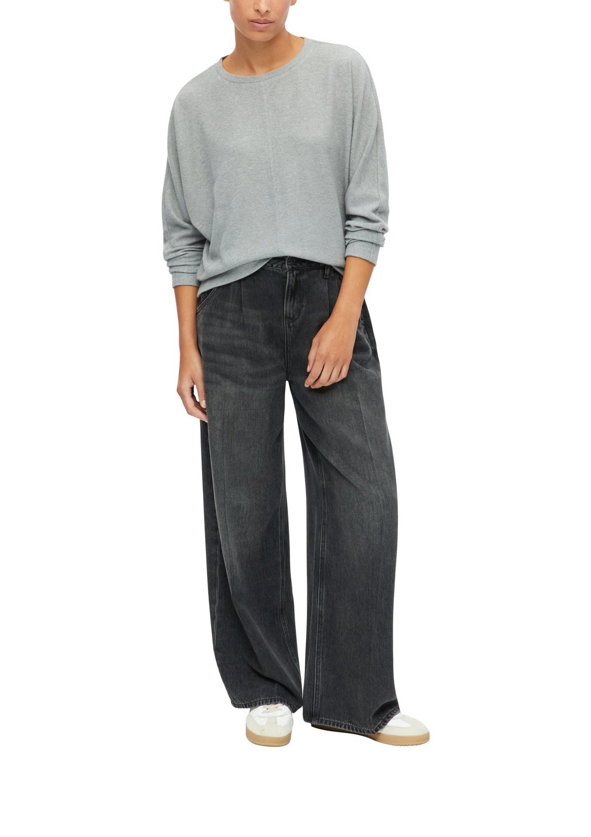 S. Oliver red Damen T-Shirts W Grey/Black
