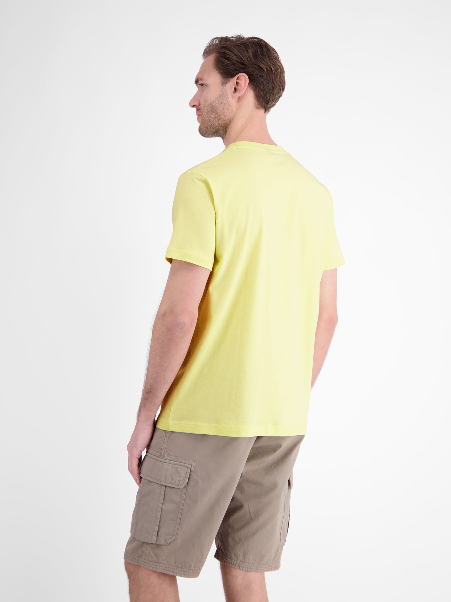Lerros Herren T-Shirts kurz Lemon Water