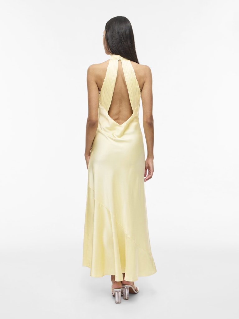 Vila Damen Kleider Pastel Yellow