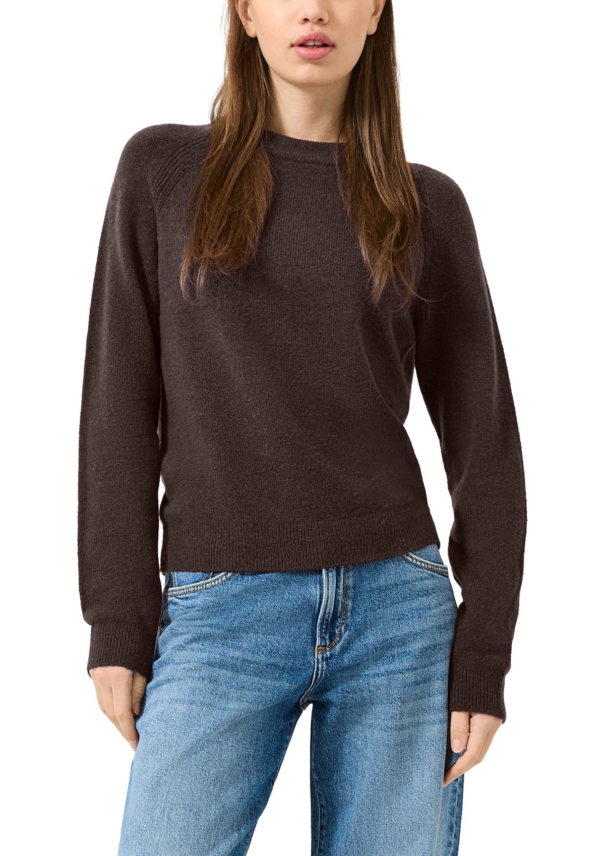QS by S.Oliver Damen Pullover W Brown