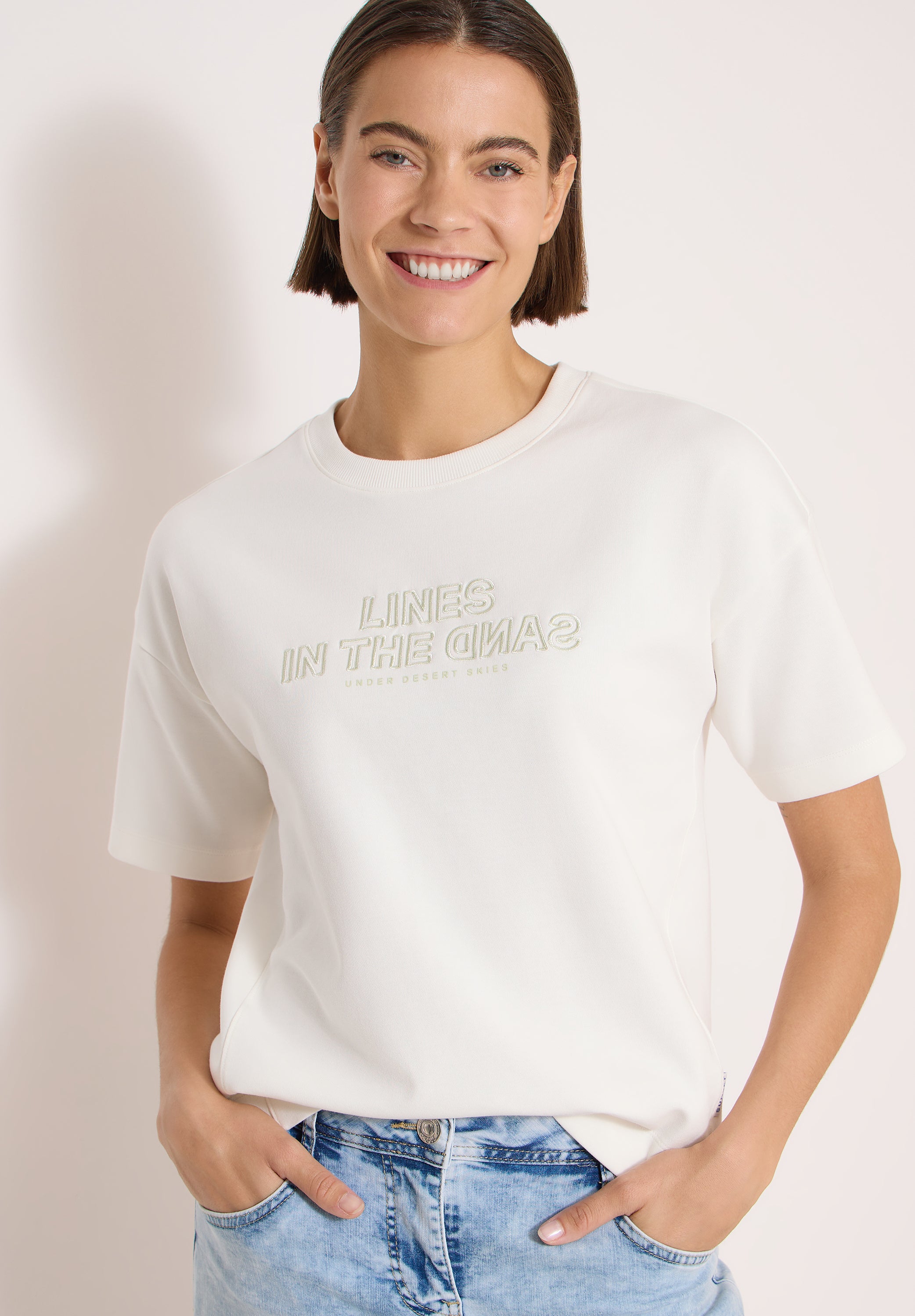 Cecil Damen Pullover Vanilla W