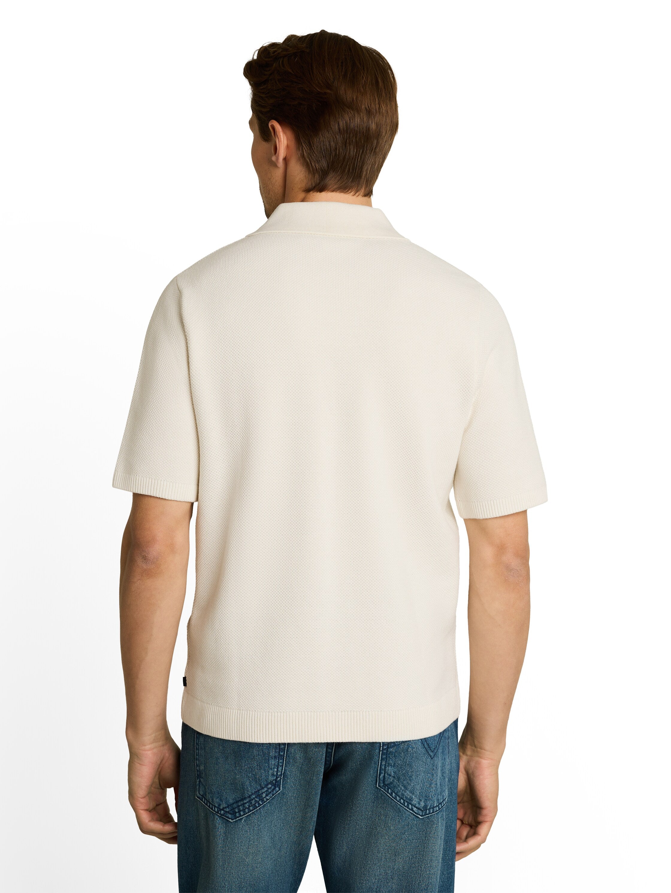 Tom Tailor denim Herren Pullover Wool White