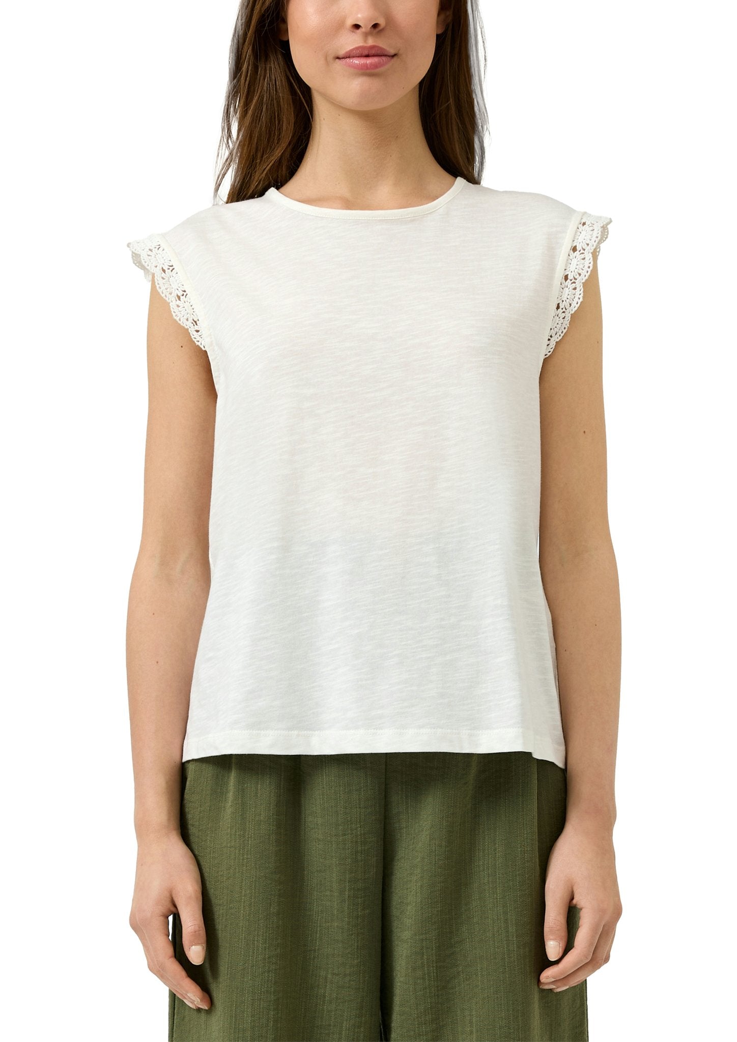 QS by S.Oliver Damen Tops White