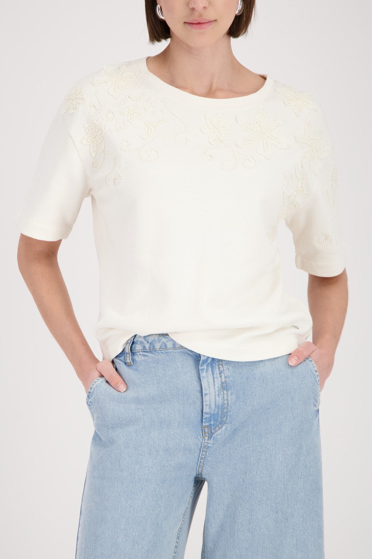 Monari Damen T-Shirts  Marble