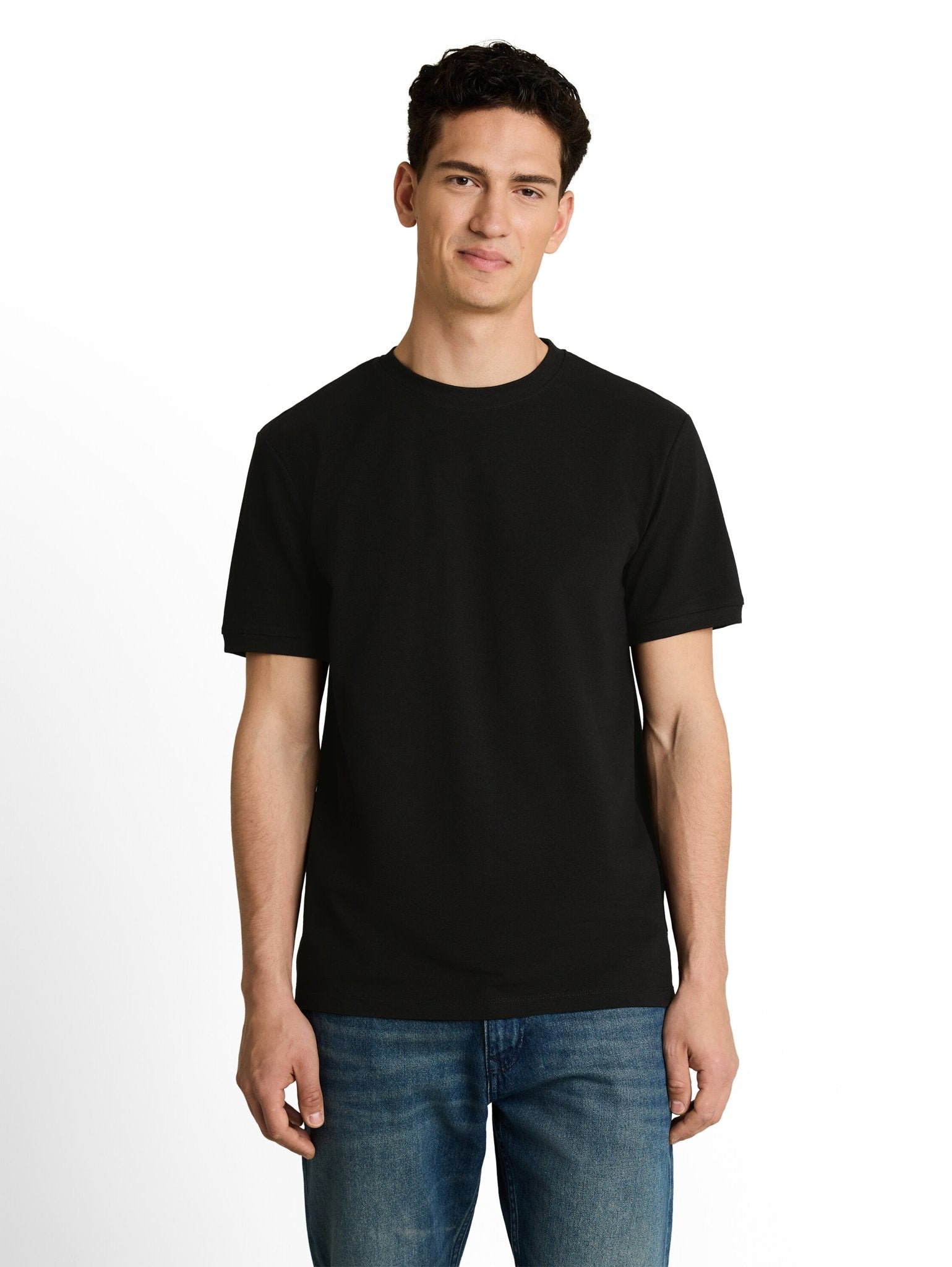 Tom Tailor denim Herren T-Shirts kurz Black