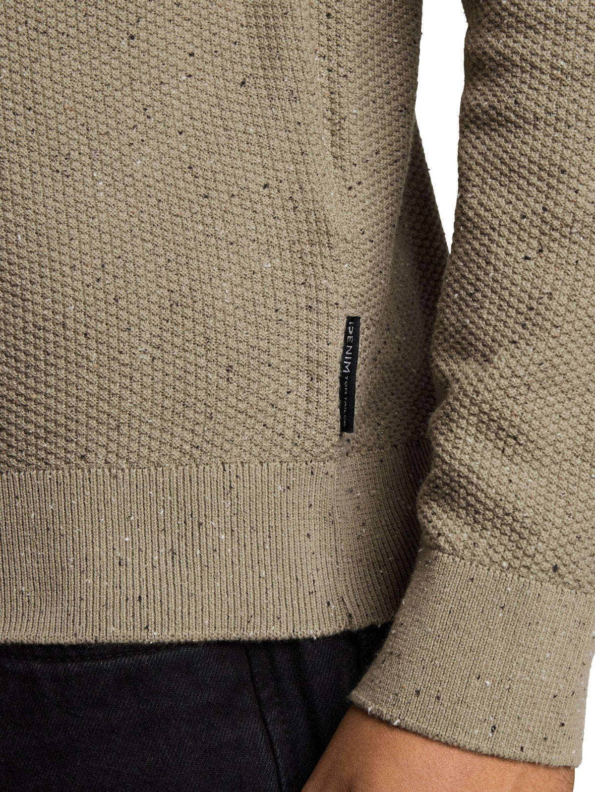Tom Tailor denim Herren Pullover Dark Sage Neps