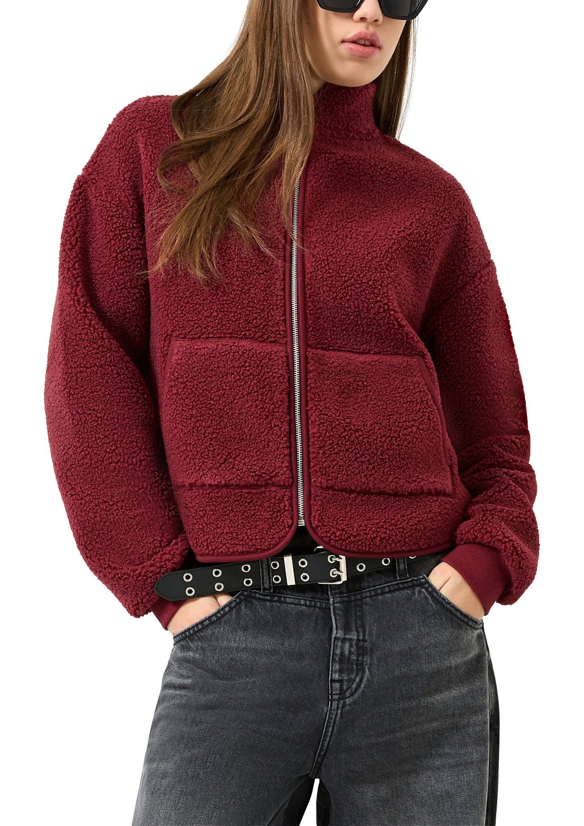 QS by S.Oliver Damen Sweatshirts  Red