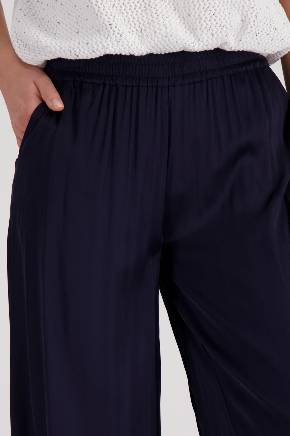 Monari Damen Hosen  Marine