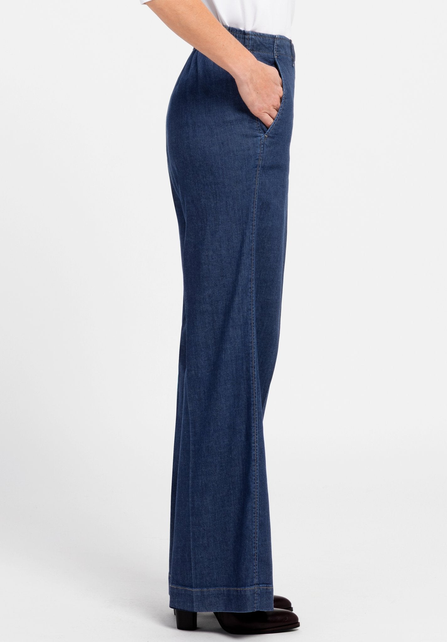 Bianca Damen Hosen Dark Denim