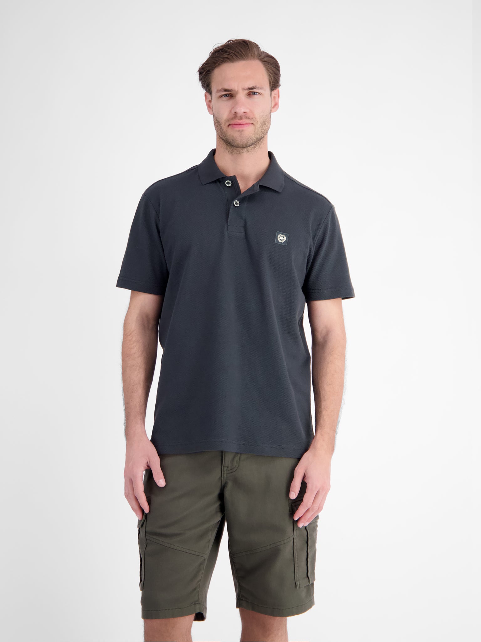 Lerros Herren Polo-Shirts Classic Navy