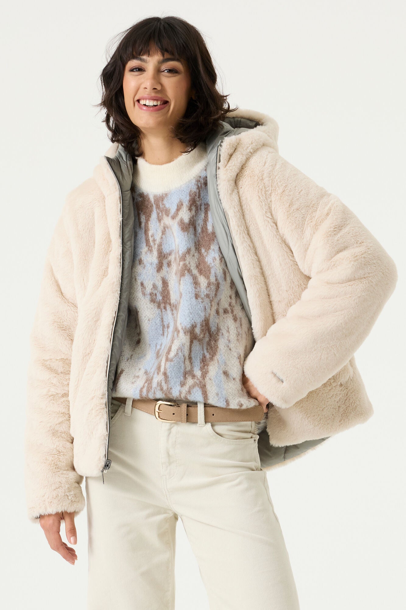 Garcia Damen Jacken Neutral Blond