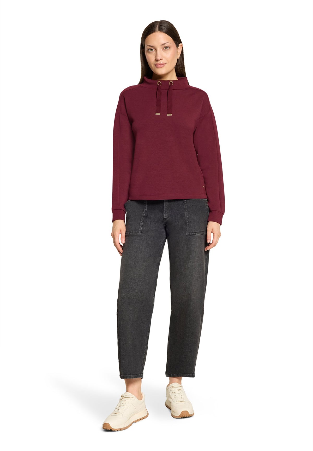 Betty & Co Damen Sweatshirts Fall Burgundy