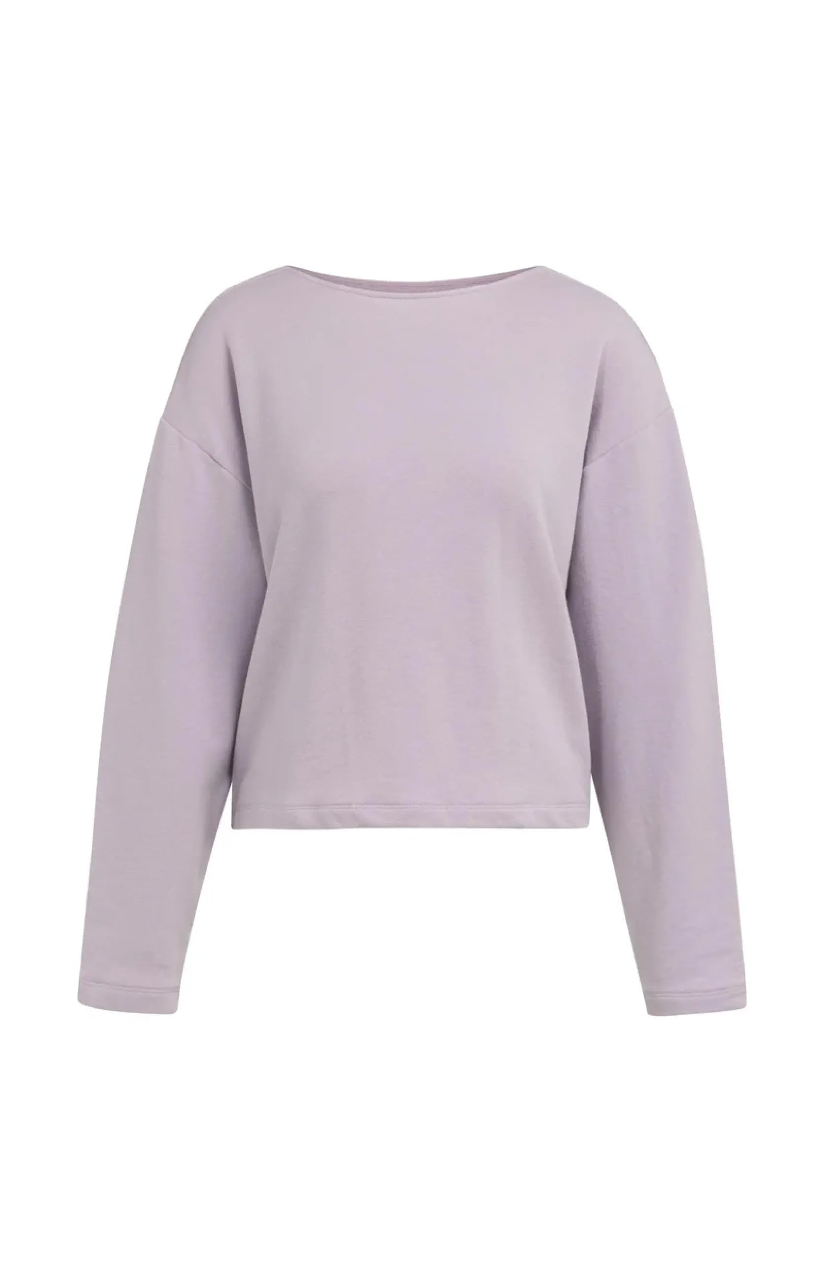 Pullover mit V-Ausschnitt und Knoten auf der Rückseite