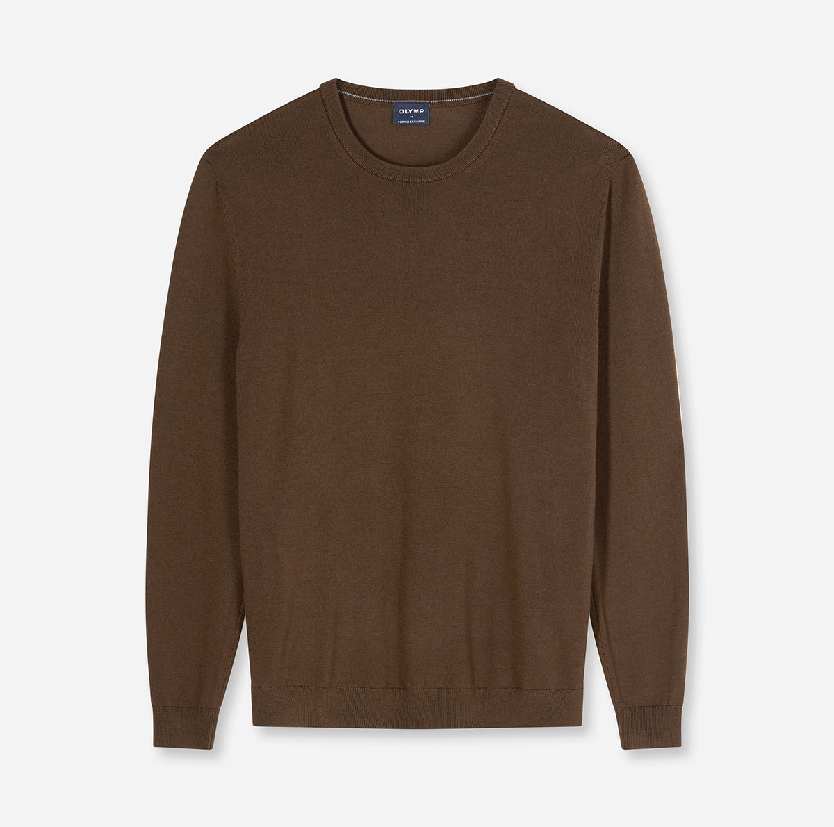 Olymp Herren Pullover  Schwarzbraun
