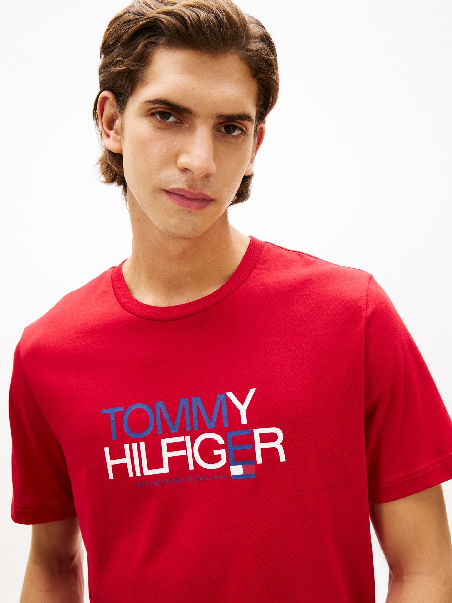 Tommy Hilfiger Herren T-Shirts kurz Xld Red