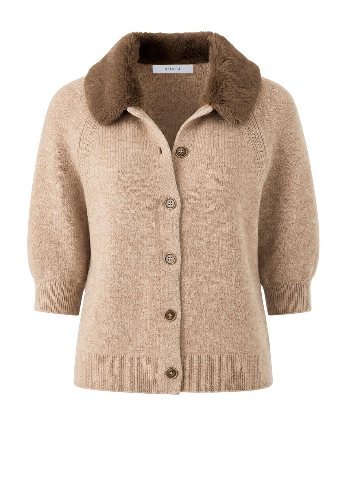 Bianca Damen Pullover Light Cognac Me