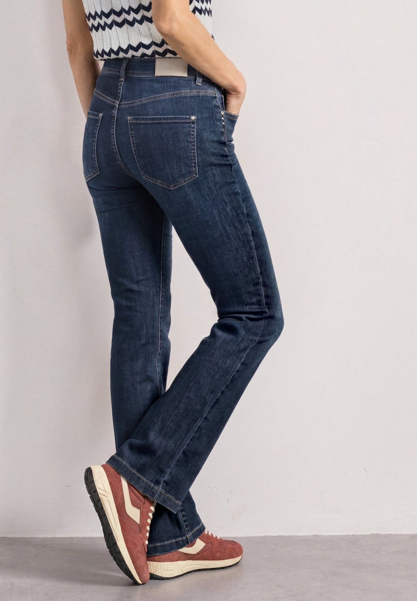 Street One Damen Hosen  Dark Blue