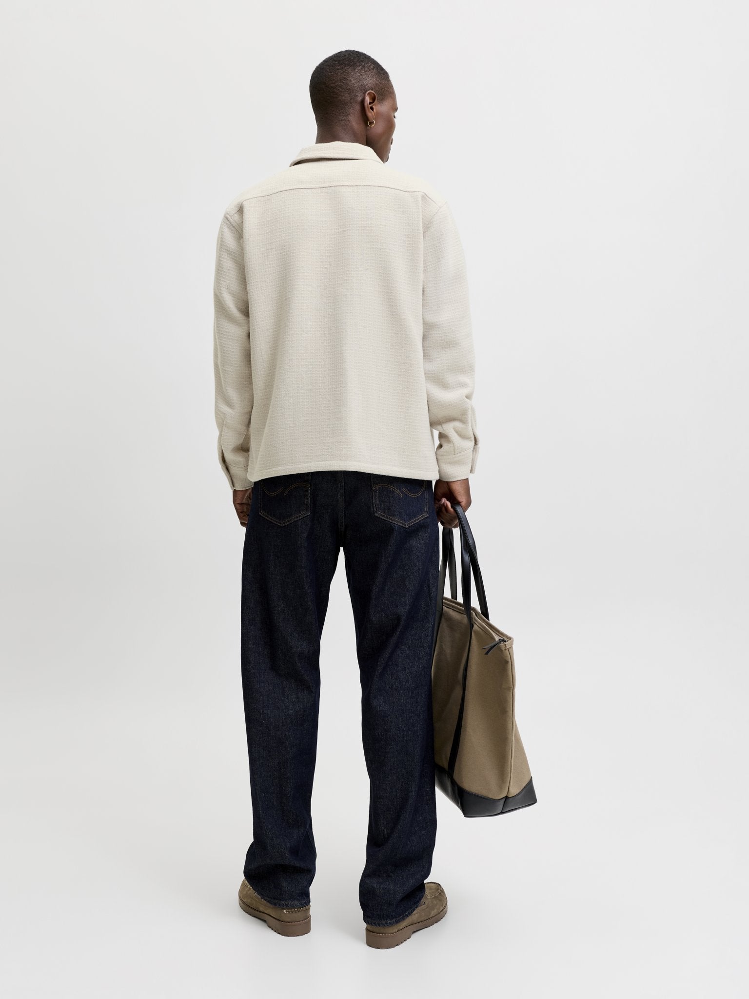 Jack & Jones Herren Hemden lang Moonbeam