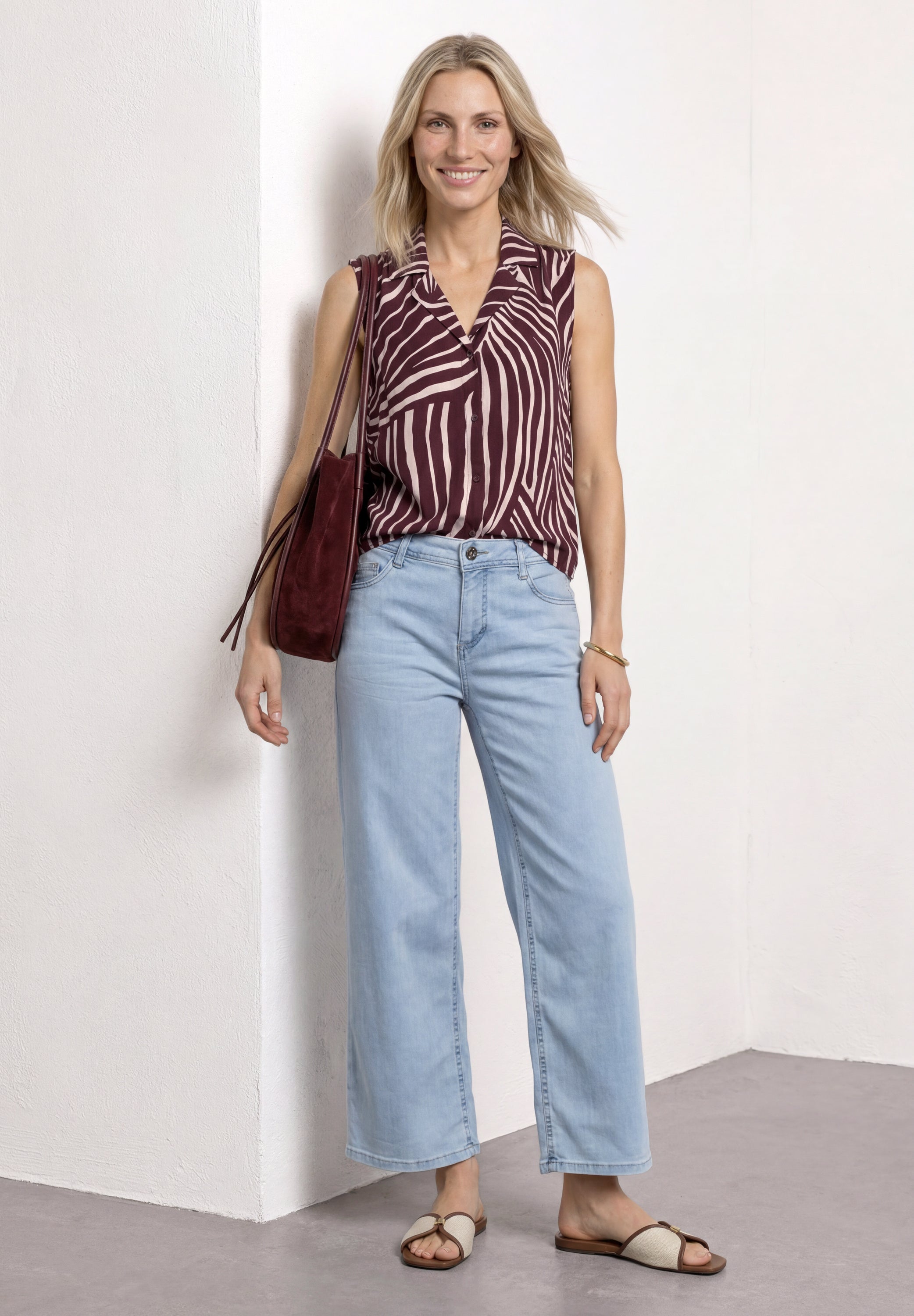 Street One Damen Blusen Rustic Ro