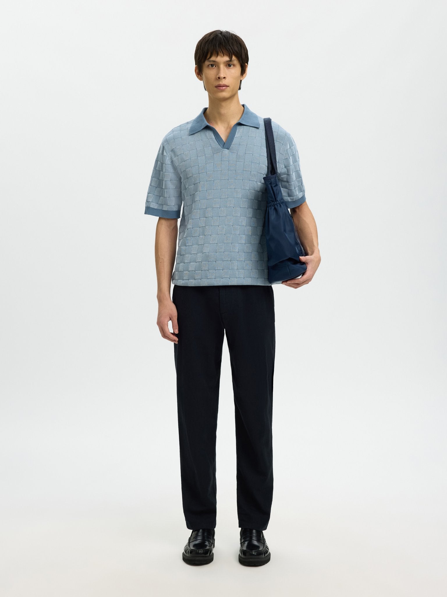 Selected homme Herren Polo-Shirts Blue