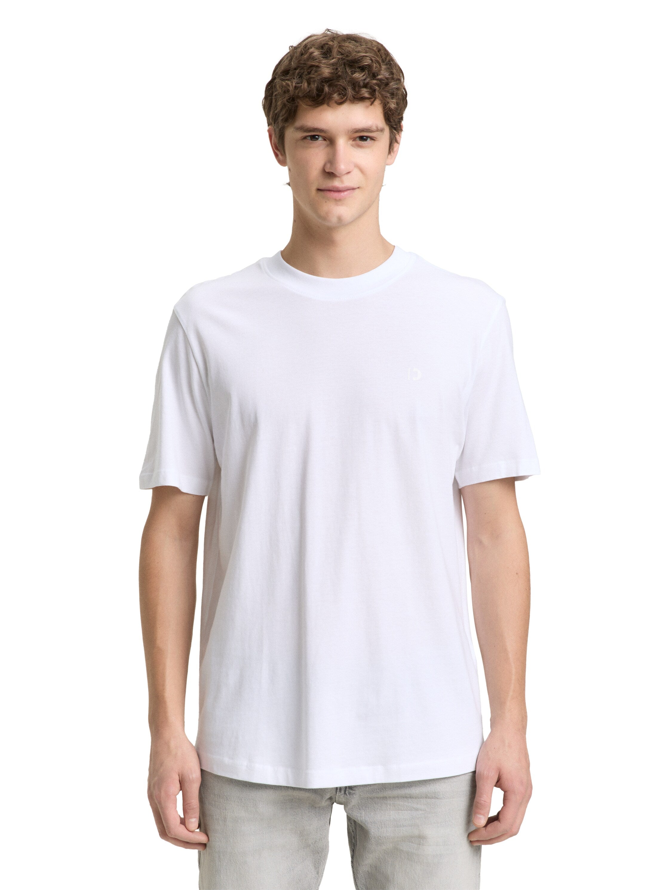 Tom Tailor denim Herren T-Shirts kurz White