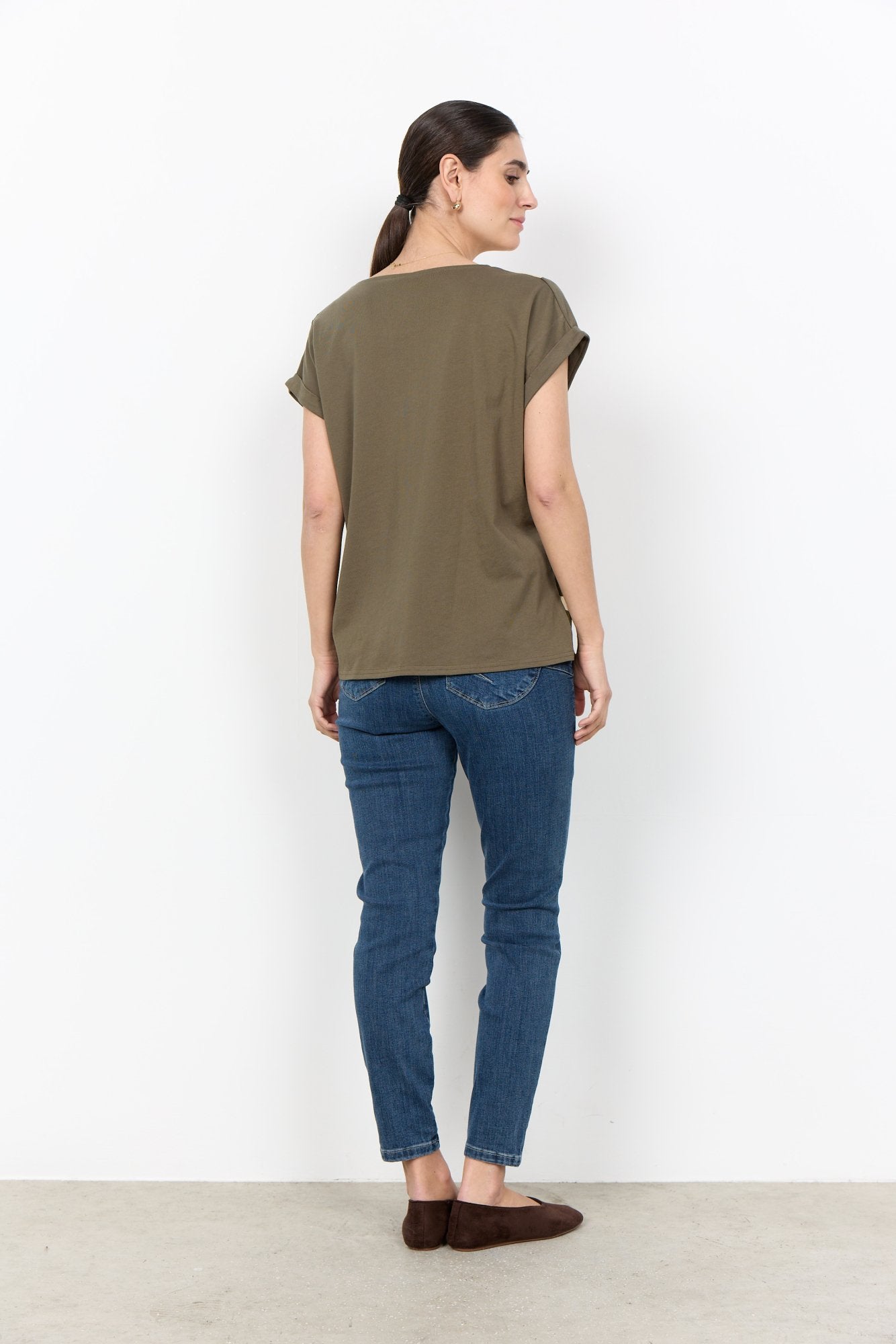 Soya Concept Damen Blusen kurz Grape Leaf Comb