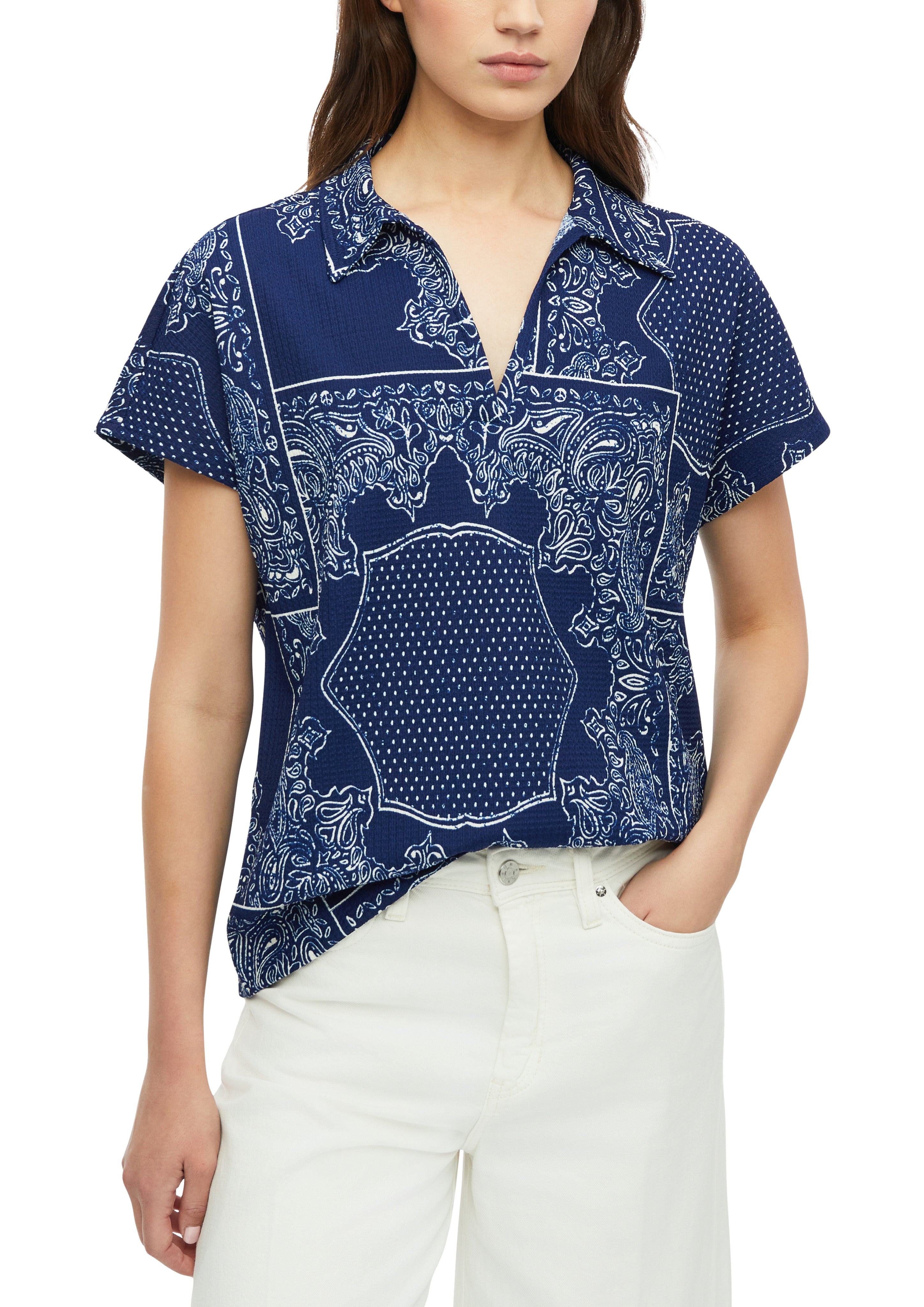 S. Oliver red Damen T-Shirts Blue