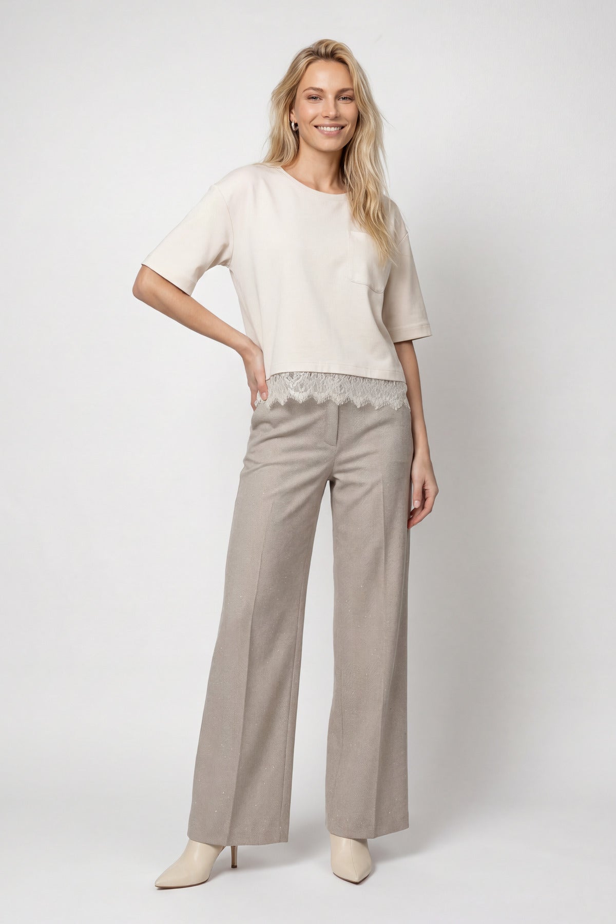 Monari Damen T-Shirts Pearly