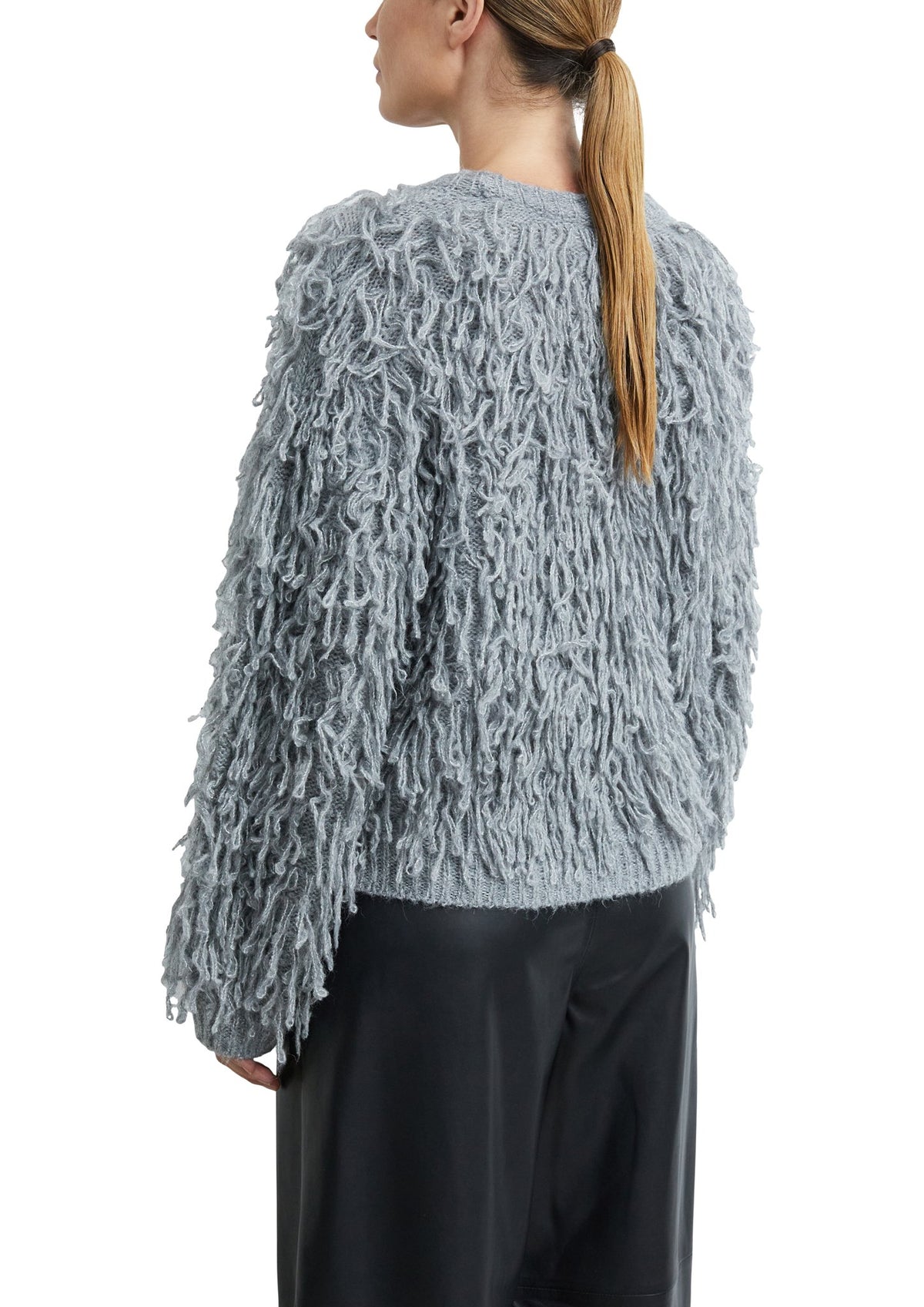 Comma Damen Pullover W Grey/Black