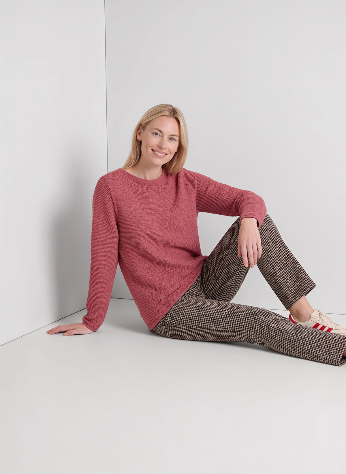 Rabe Damen Pullover Malve