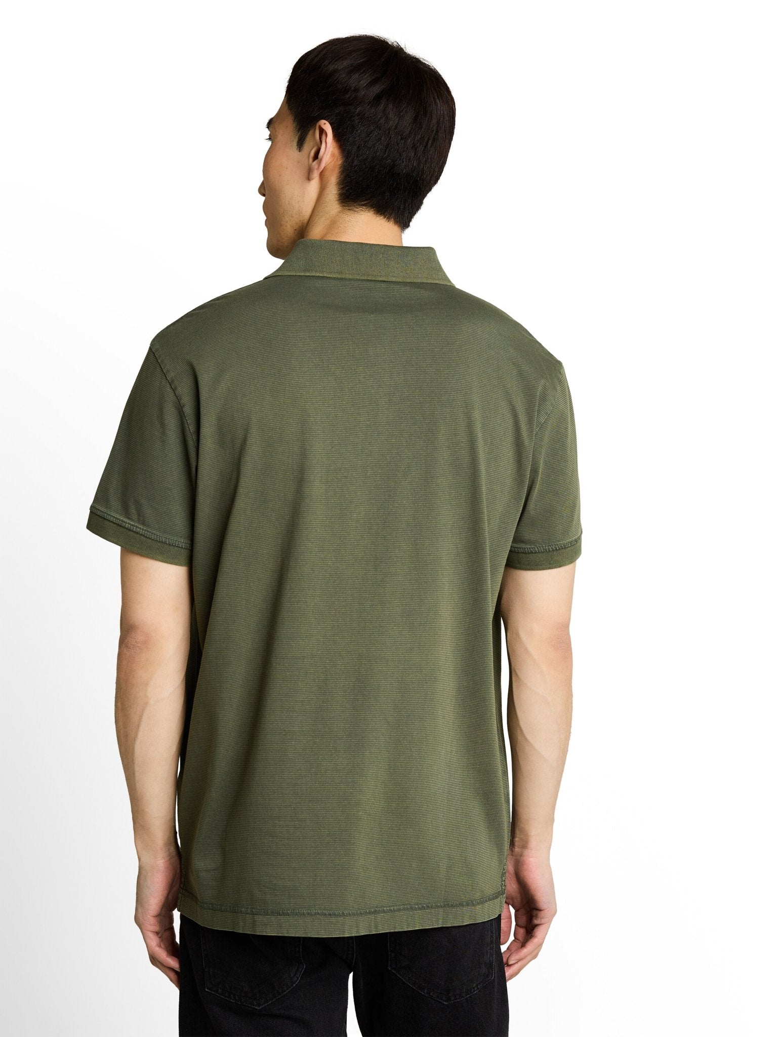 Tom Tailor Herren Polo-Shirts Green Tonal Str