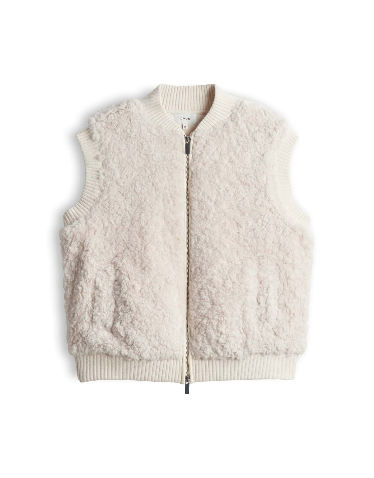Opus Damen Sweatshirts Soft Cream