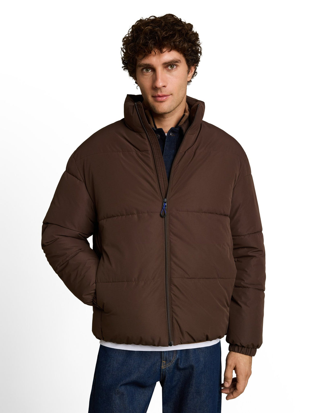 Tom Tailor denim Herren Jacken Cool Dark Brown