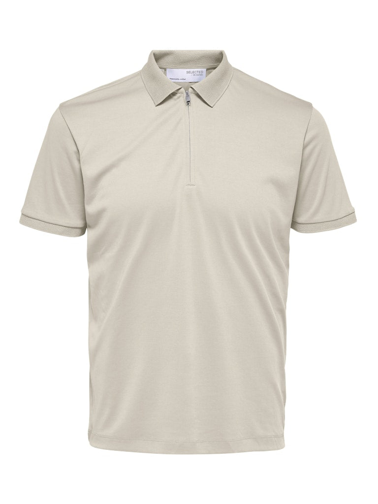 Selected homme Herren Polo-Shirts  Oatmeal