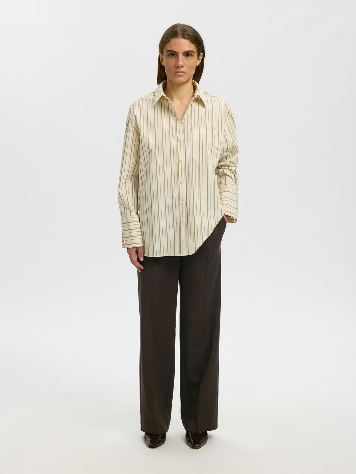 Selected Femme Damen Hosen Delicioso/Melan