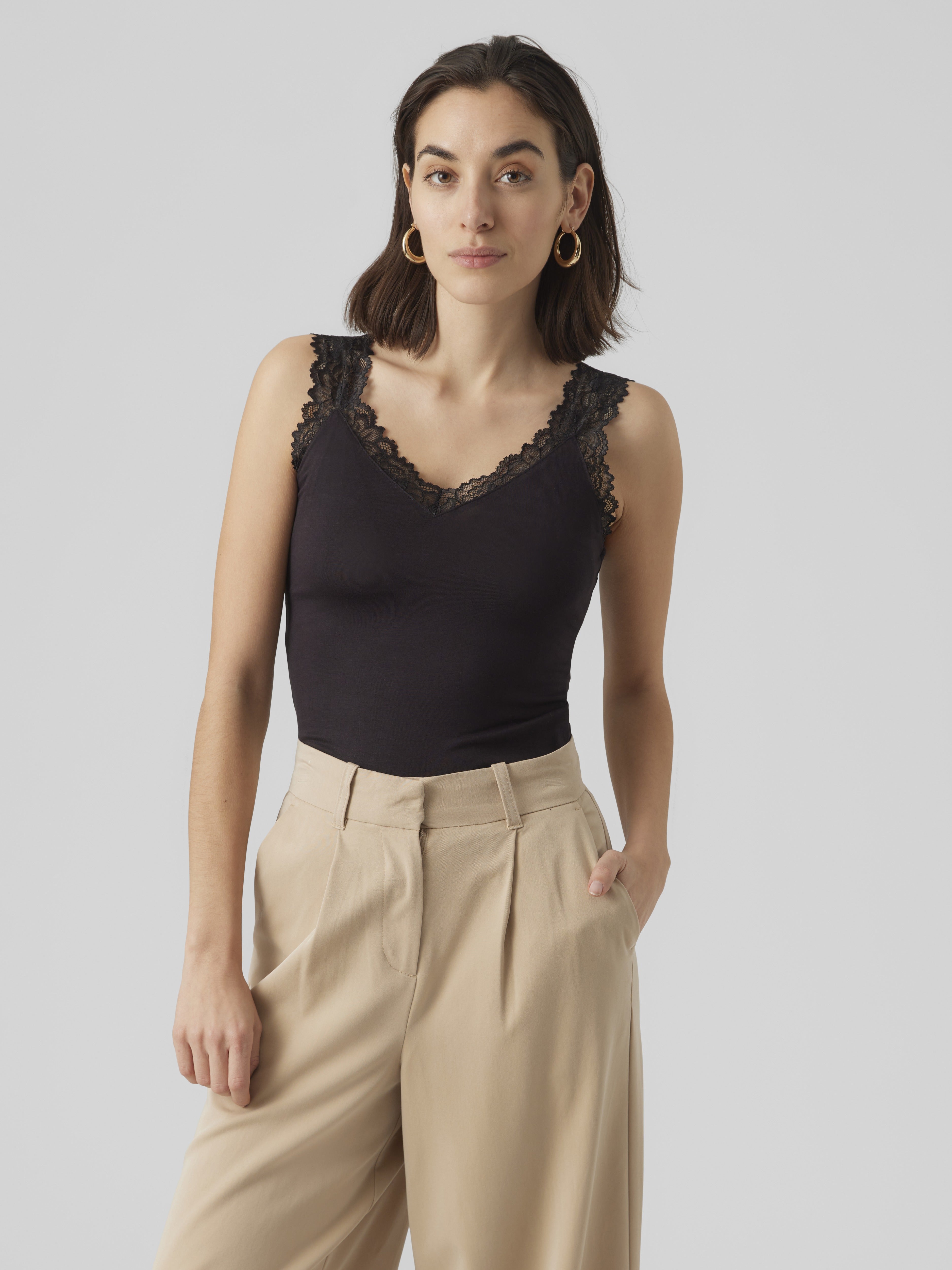 Vero Moda Damen T-Shirts Black