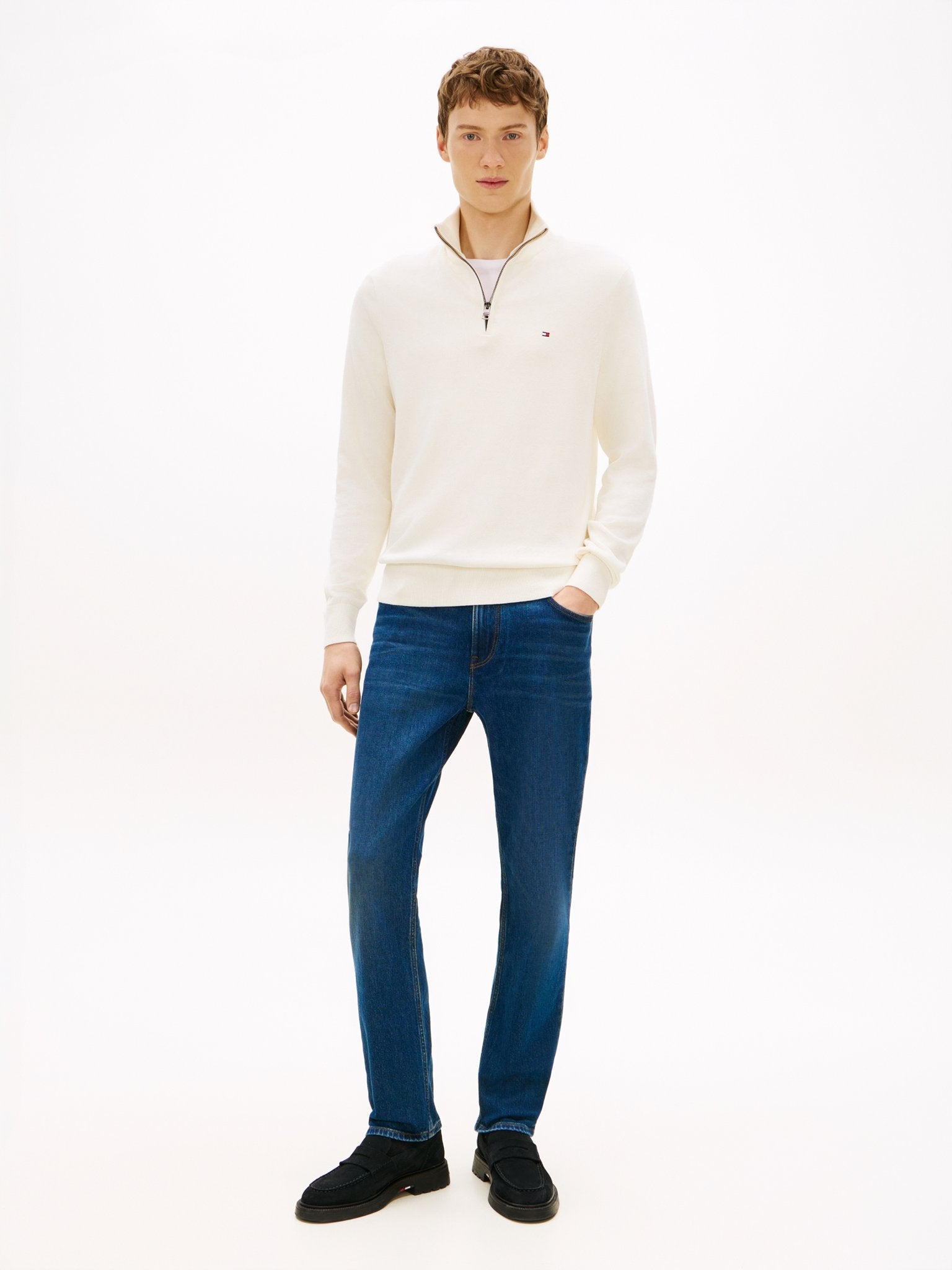 Tommy Hilfiger Herren Pullover Z Yellow