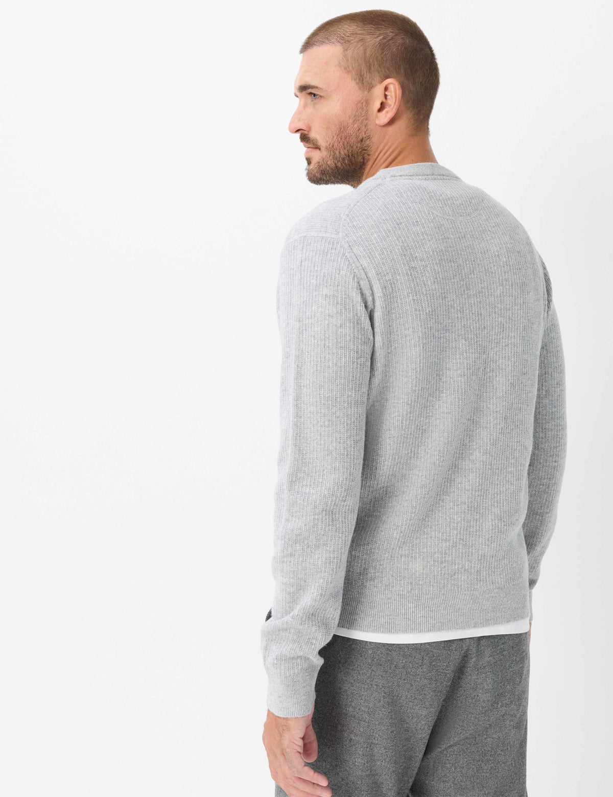 Brax Herren Pullover  Platin