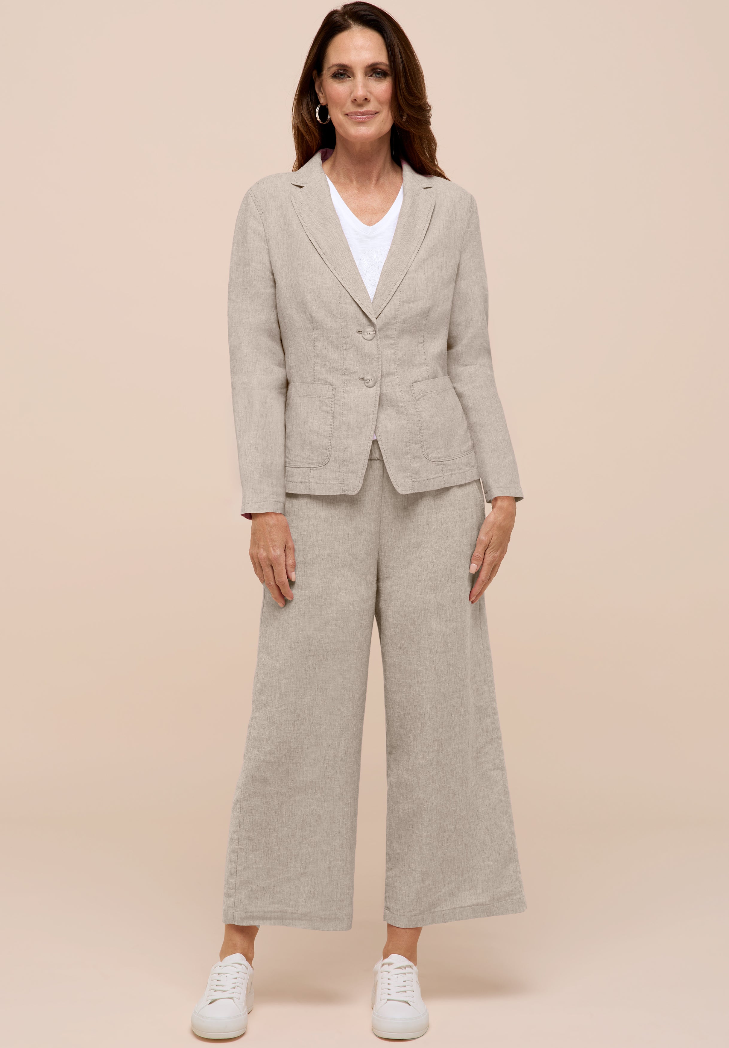 Bianca Damen Blazer Caramel Melange