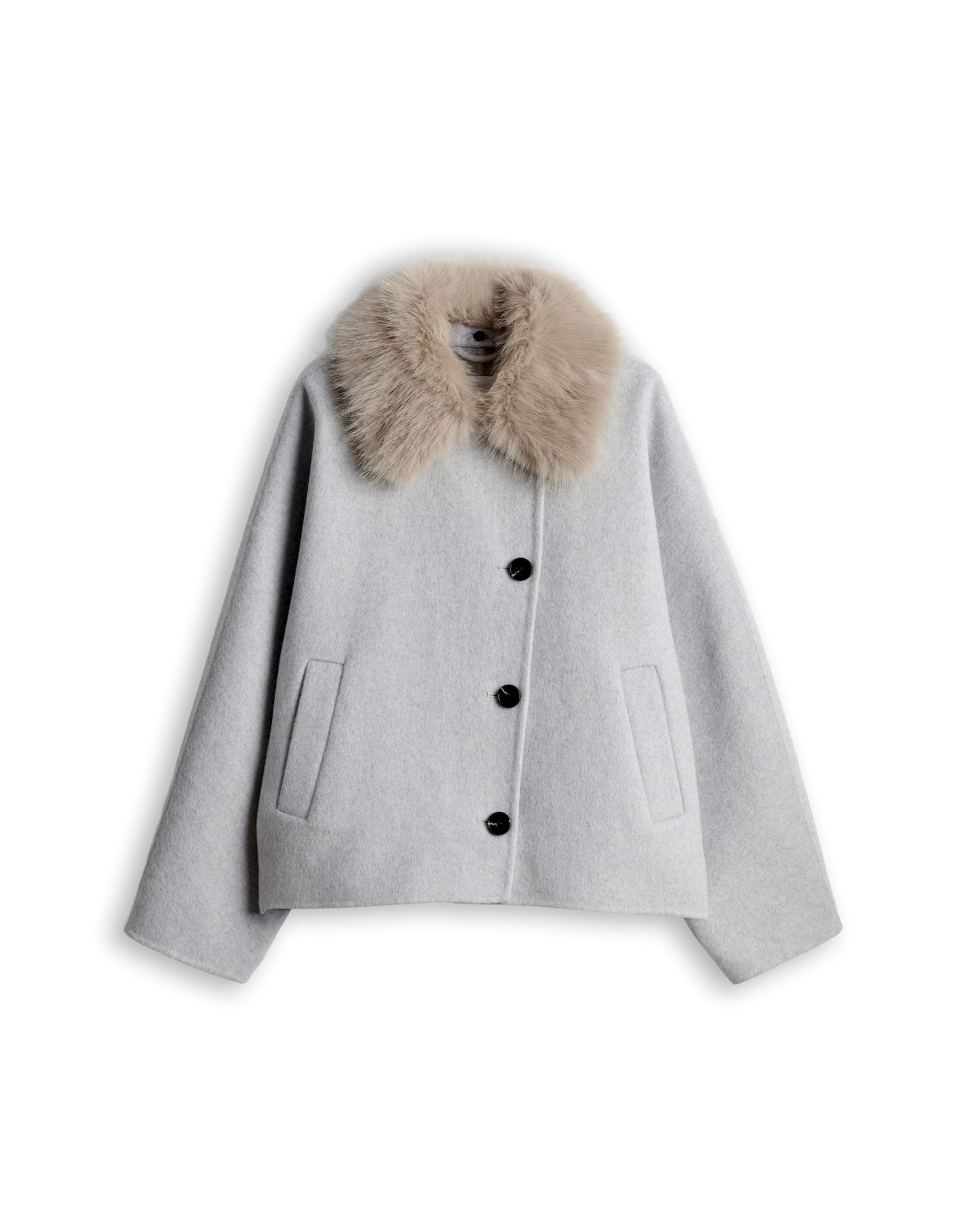 Opus Damen Jacken Hazy Fog Melang