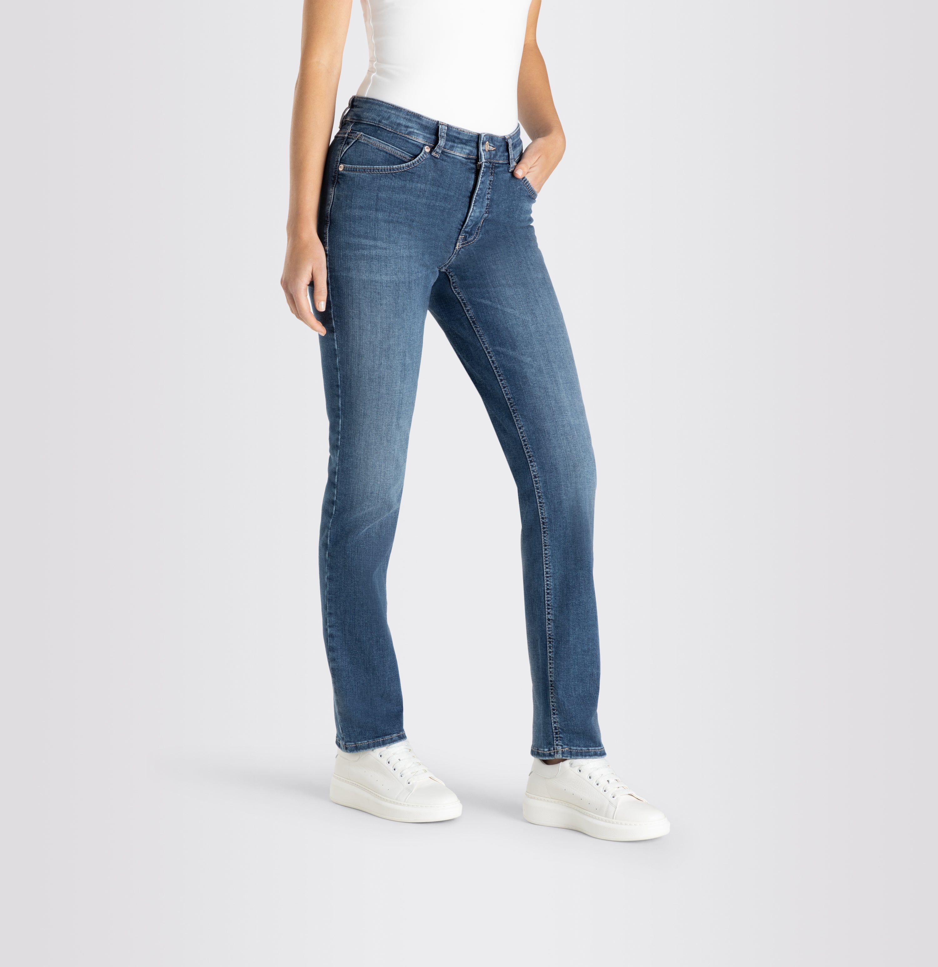 Mac Damen Jeans Simple Wash