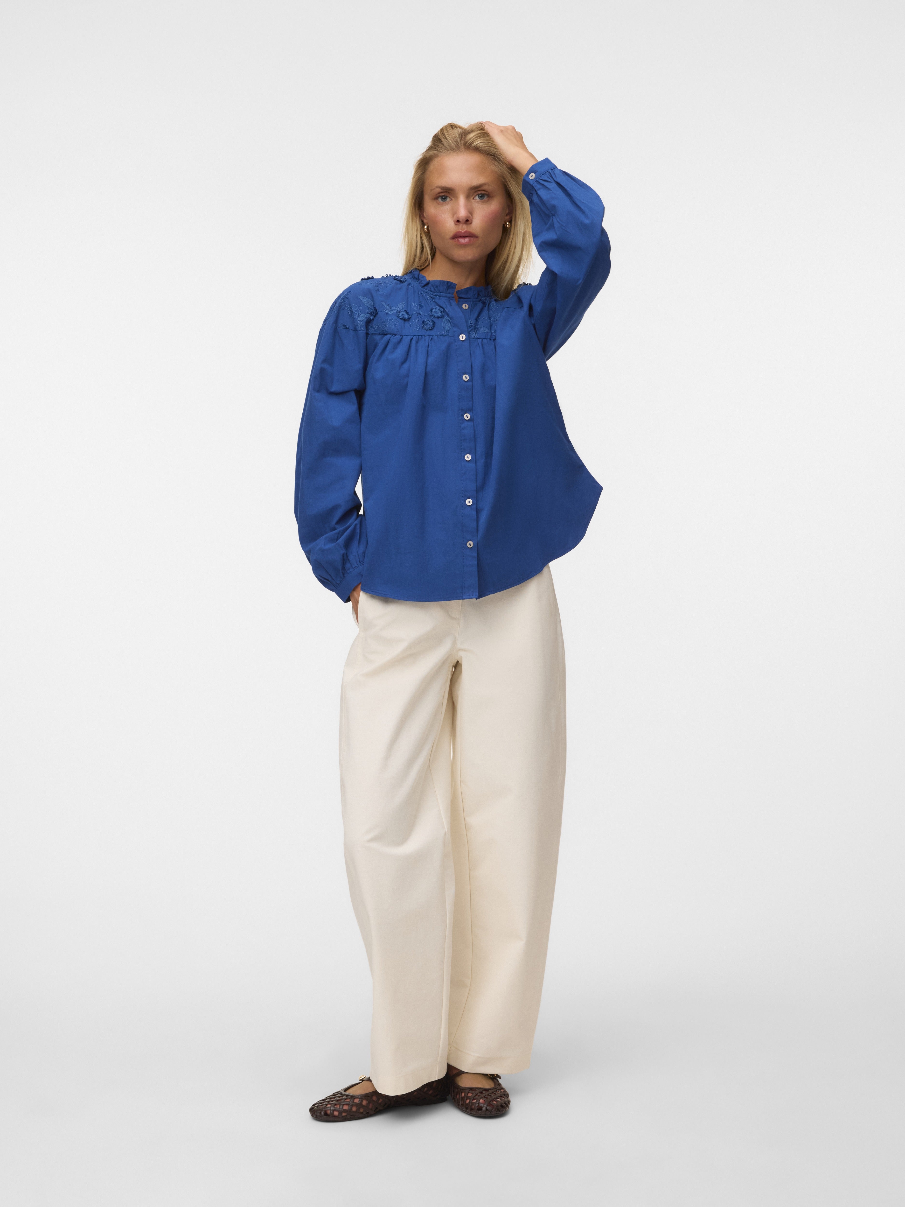 Vero Moda Damen Blusen Navy Peony